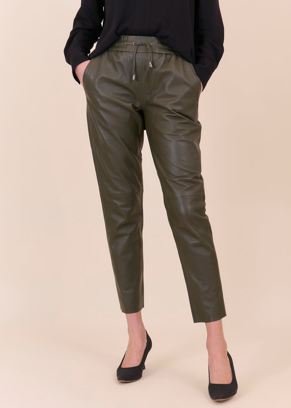 Leder Jogger Aust Fashion