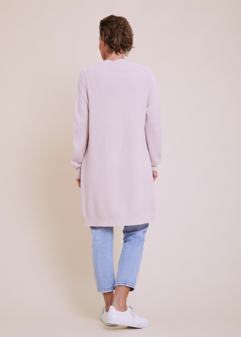 Cardigan Grau Rosa Cardigan – Aust Fashion - Main Image
